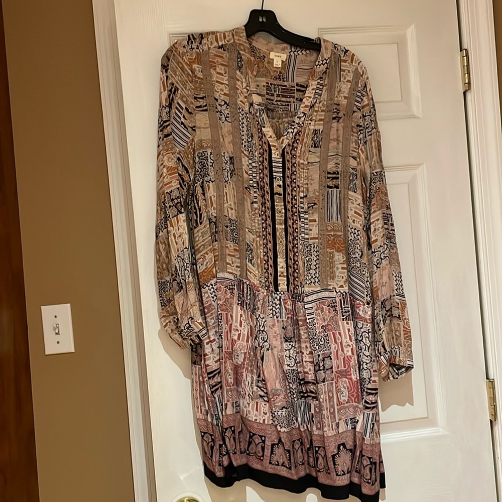 Anthropologie Tiny brand long sleeve dress size Large